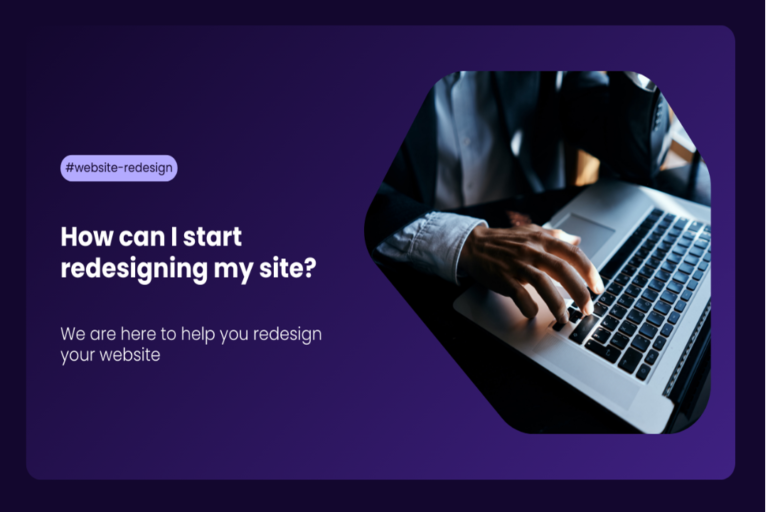 How can I start redesigning website?