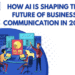 AI in business communication